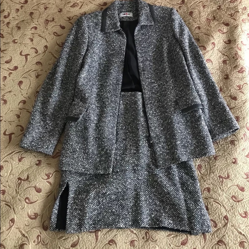 Idem Womens suit Skirt & Jacket European Size 40